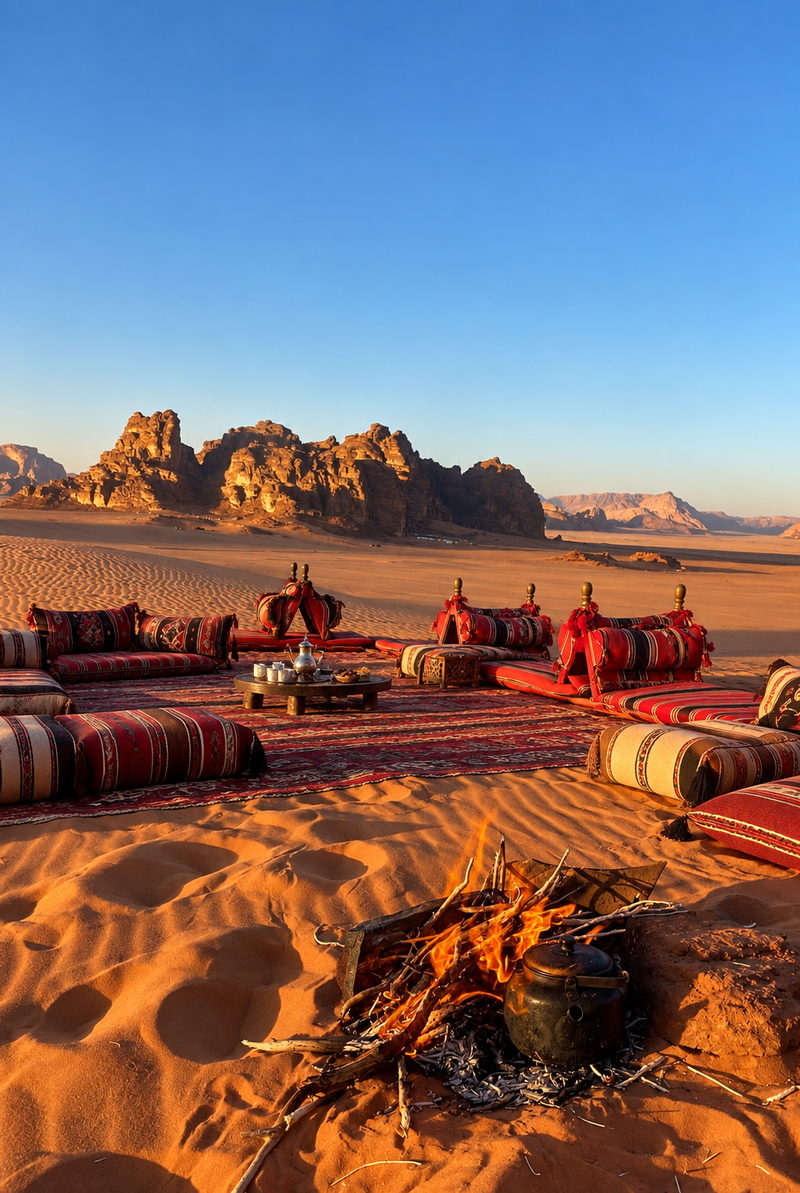 The Bedouin Desert at Dusk