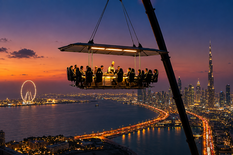 Dinner Above the Skyline