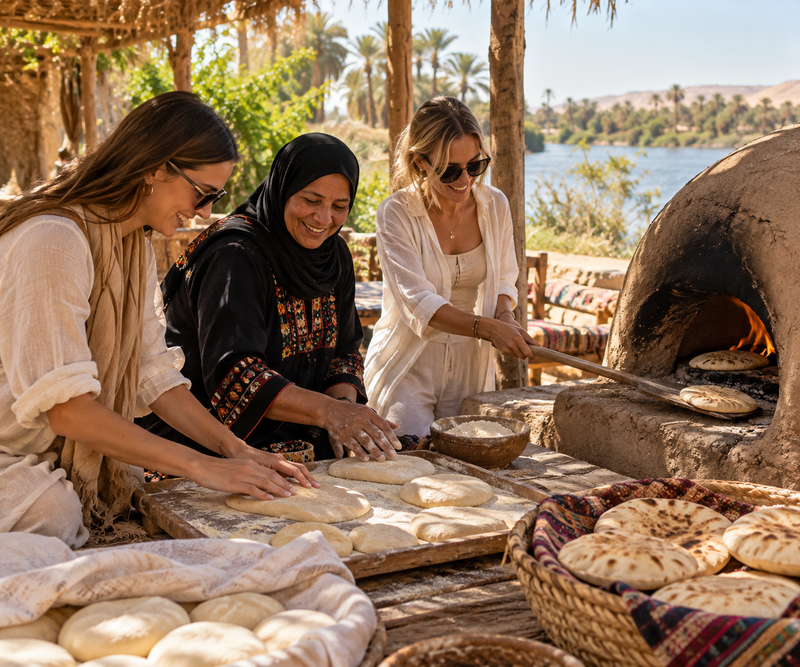Bread Making & Candlelit Barbecue on the River