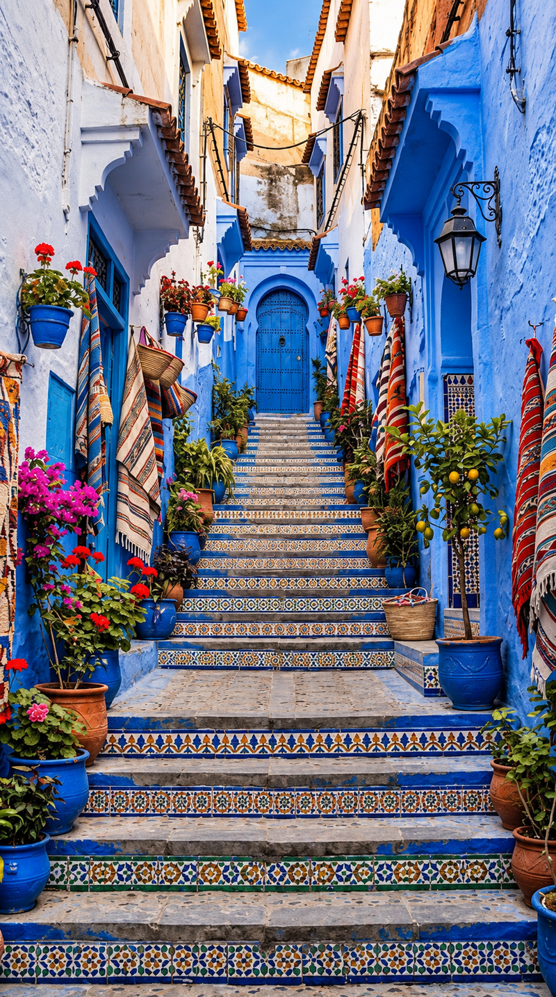 Chefchaouen, the Blue That Has No Explanation