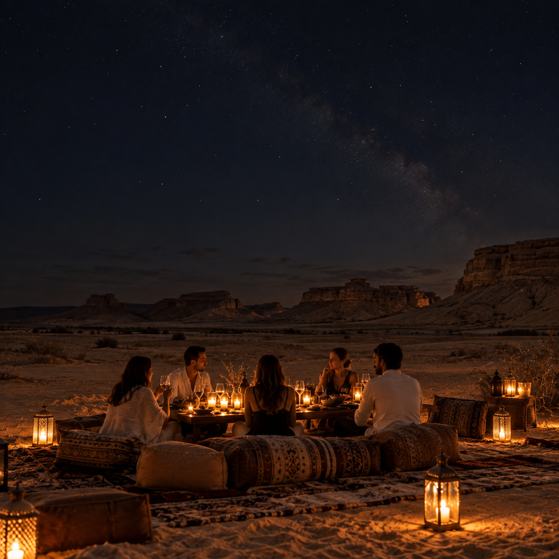 A Private Camp in the Great Sand Sea